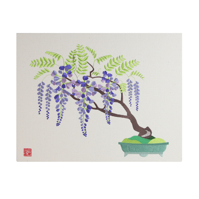 KY15-1079/ファブリックパネル/藤