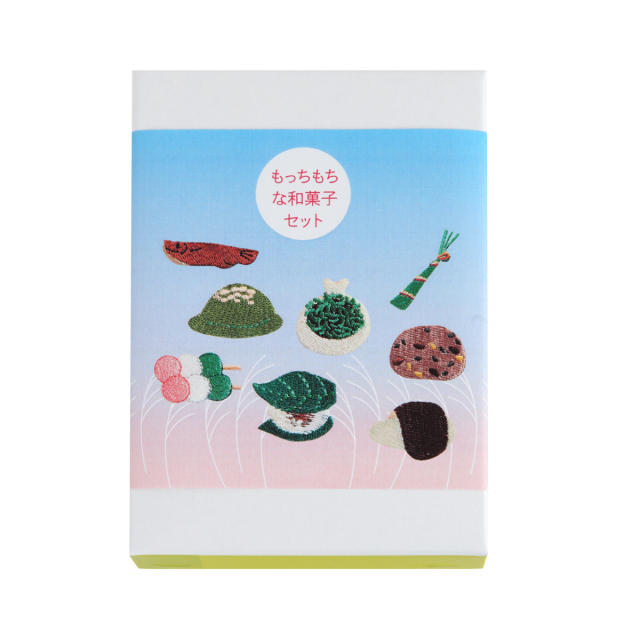 KY58-857B／ワッペンセット／もっちもちな和菓子