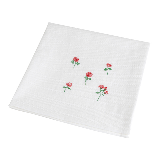 KY59-1097／ティータオル／薔薇