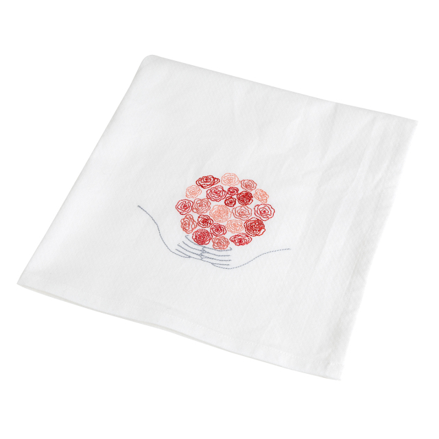 KY59-1099／ティータオル／ブーケ薔薇